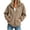 Khaki, variant on SwiftWear Women's Half Zip Corduroy Hoodie Long Sleeve Sweatshirt with Pockets Casual Raglan Sleeve Loose Fit Pullover Top