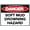 Warning Sign 1, variant on Warning Danger Dinosaur Area Keep Out Sign - 8"x12" Aluminum Tin Business Sign