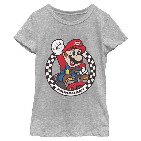 Girls Nintendo Mario Kart Champion T Shirt