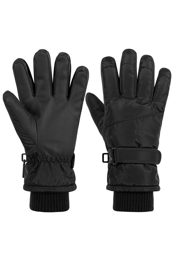 Winter Waterproof Gloves for Women Ski Snow Snowboard Touchscreen Black Touchscreen Gloves