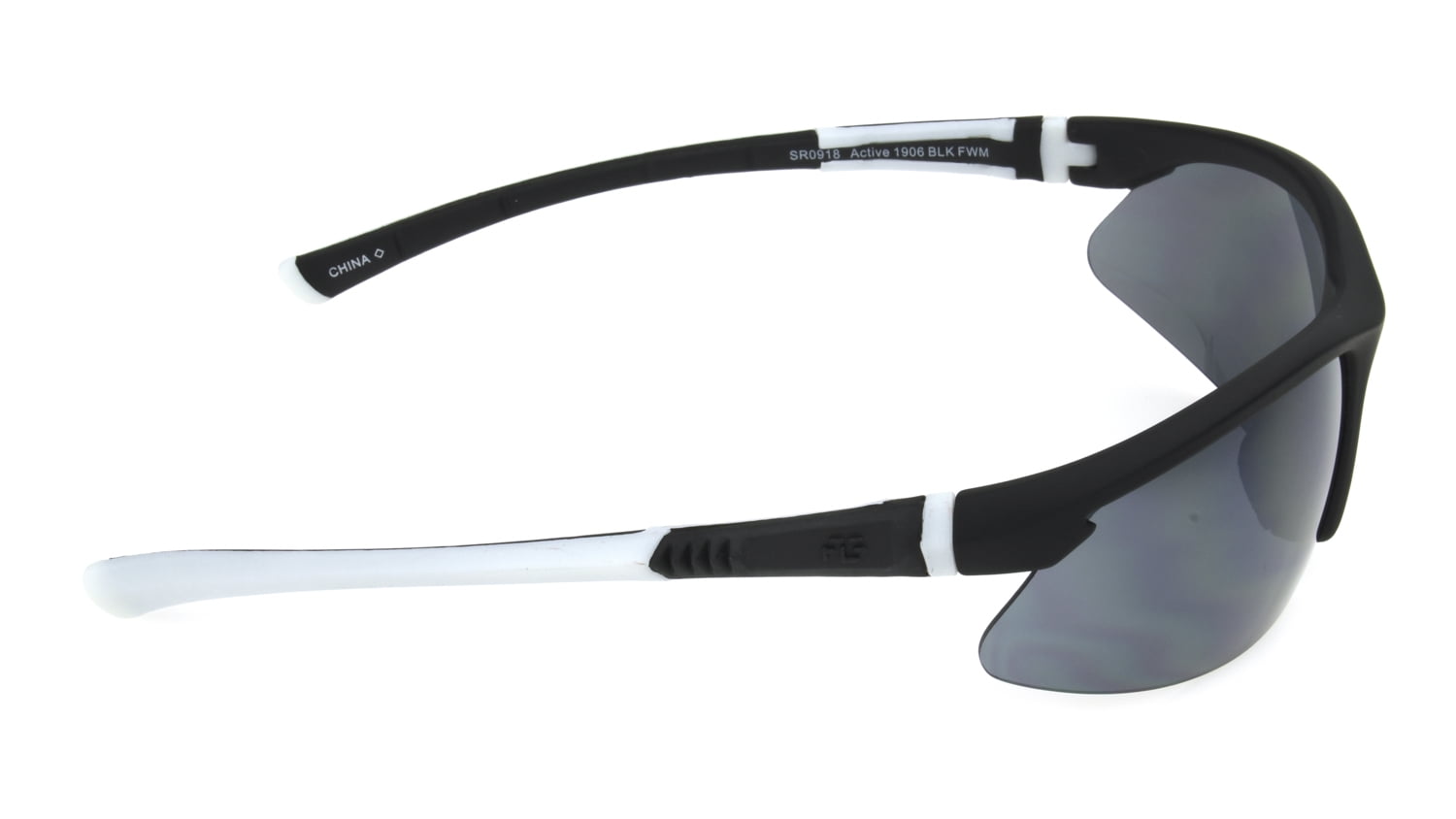 Foster Grant Men's Active Blade Fashion Sunglasses, Black