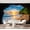 Color 4, variant on Wall Mural Peel and Stick Morning sunrise world famous popular snorkeling spot Hanauma bay Oahu Self-Adhesive Wallpaper Removable Wall Decal Wall Sticker Home Decor for Living Room Bedroom 69"x96"
