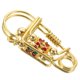 thumbnail image 1 of Hytrove Gancho Llavero Metálico De Latón Para Organizar Llaves Con Mosquetón Dorado, 1 of 6
