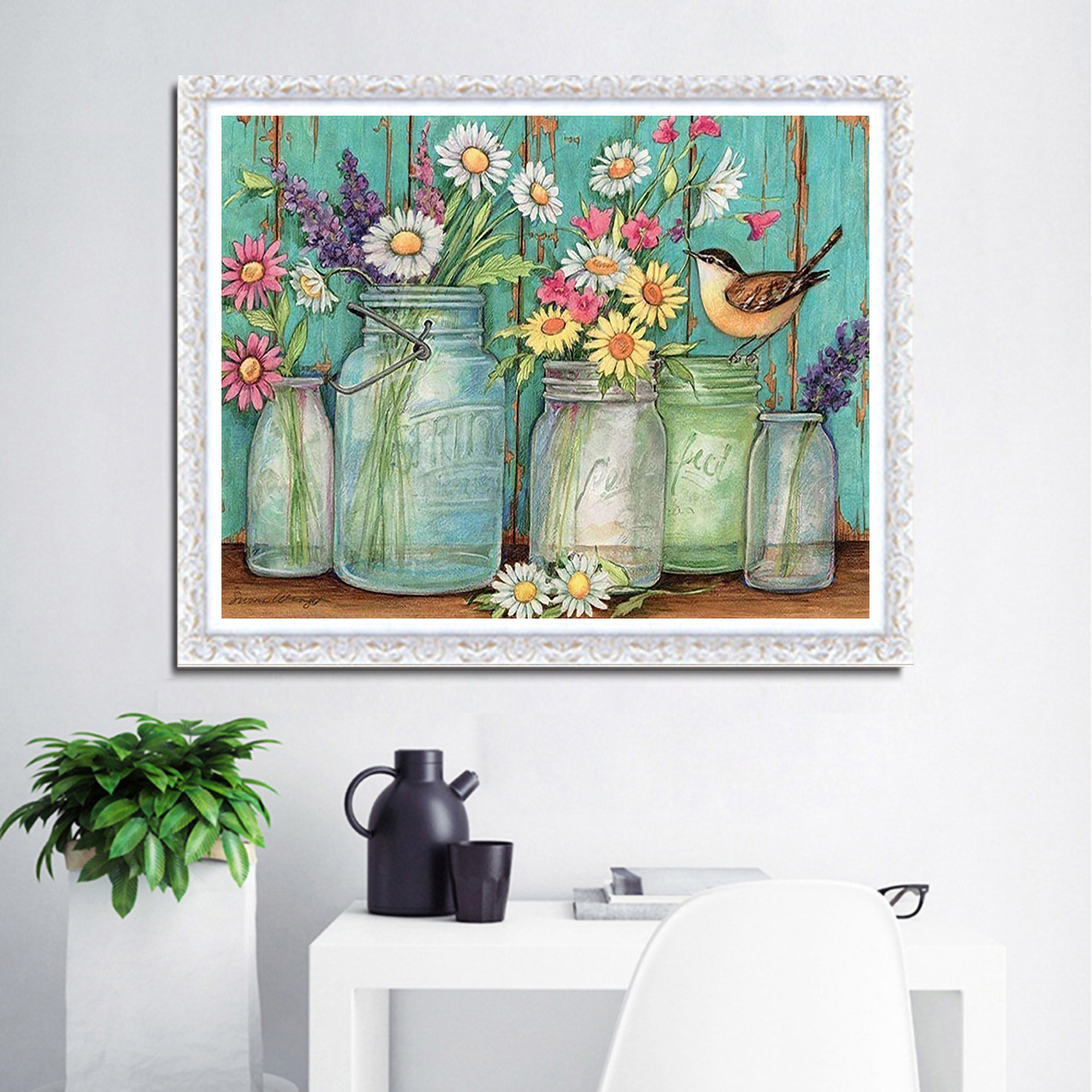 5D DIY Painting Diamond Kits Full Drill Landscape Embroidery Cross Stitch Craft