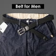 thumbnail image 7 of REDESS Men's Belt Braided Web Elastic Black Belt for Casual Golf Jeans,2 pack,Black+Beige, 7 of 7