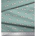 thumbnail image 3 of Soimoi Poly Georgette Fabric Dalmatian Dog Printed Craft Fabric by The Yard 52 Inch Wide, 3 of 3