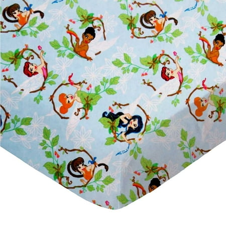SheetWorld Fitted 100% Cotton Flannel Play Yard Sheet Fits BabyBjorn Travel Crib Light 24 x 42, Fairies