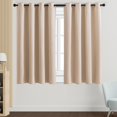 thumbnail image 5 of Curtains For Living Room,2 Pack Arlo Textured Thermal Insulated Curtain Panel Pair,Yellow, 5 of 5