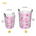 thumbnail image 3 of Balery Sunflower Rabbit Cesta de ropa redonda con asas, impermeable, independiente, para ropa, juguetes, dormitorio y familia-Medium, 3 of 6