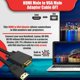 thumbnail image 3 of Adaptador de convertidor de cable a VGA para monitor de escritorio Hdtv PC Video 1080P 6 pies, 3 of 5