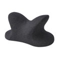 thumbnail image 4 of Almohada para la siesta en el escritorio, funda lavable, cómoda almohada ergonómica para el cuello, almohada de espuma viscoelástica portátil para Negro, 4 of 8