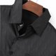 thumbnail image 5 of Ceisia Men's Solid Satin Long Sleeve Dress Shirt with Chest Pocket for Business & Casual Wear Black L Gifts, 5 of 6