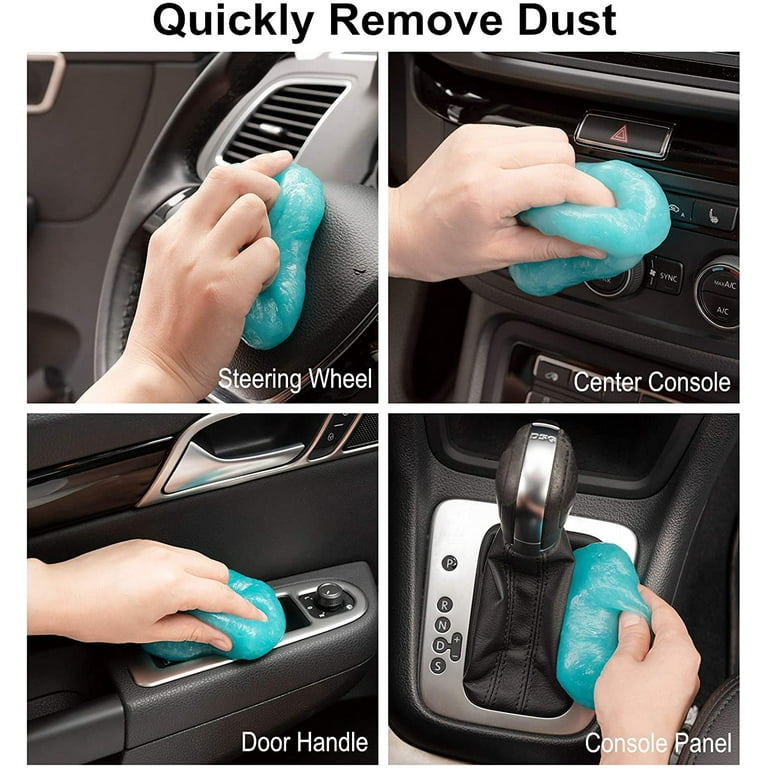 Gisneze Cleaning Gel for Car Detailing Tools Car Cleaning Kit Automotive Dust Air Vent Interior Detail Detailing Putty Universal Dust Cleaner for Auto Laptop