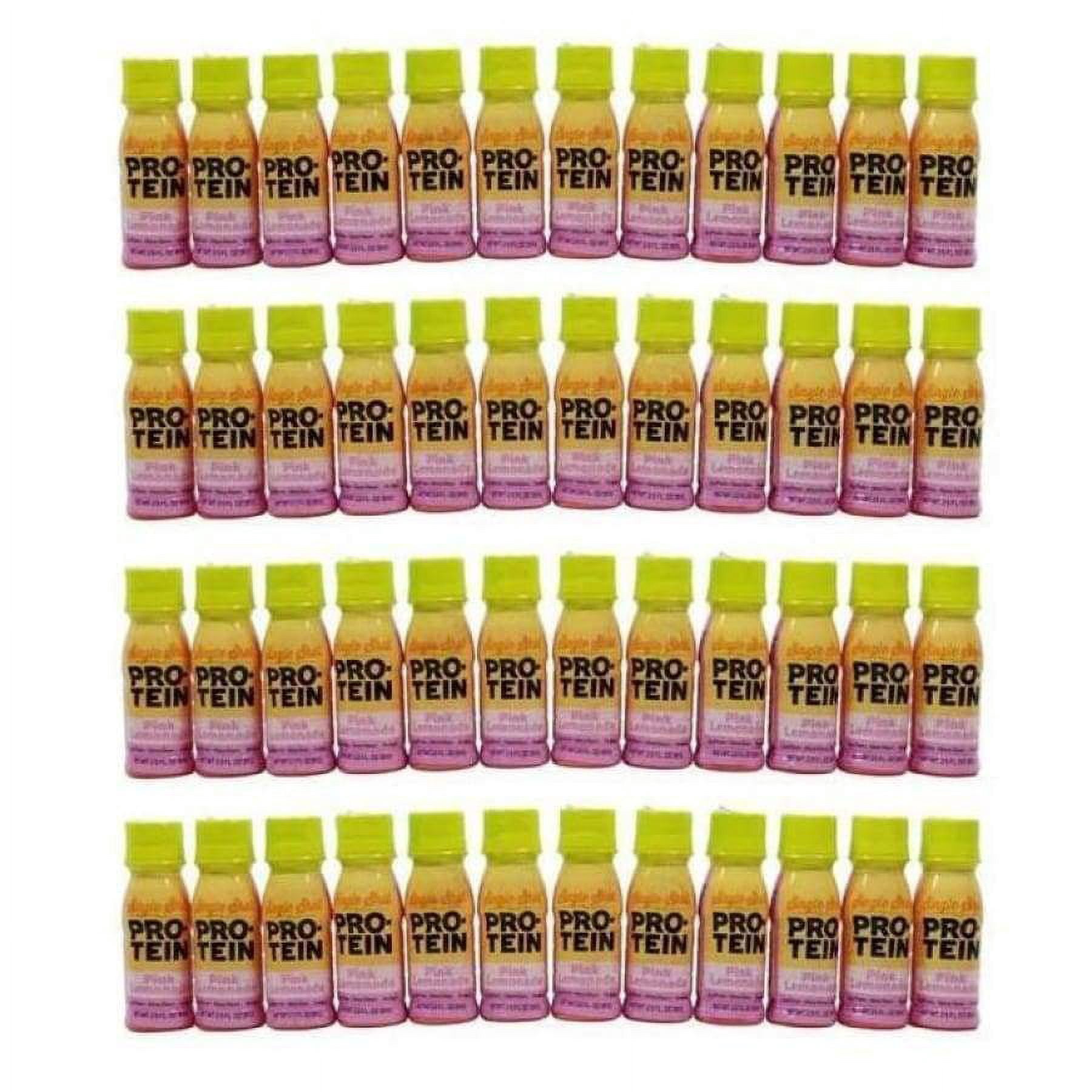 BariatricPal 15g Whey Protein & Collagen Shots - Pink Lemonade Servings: 12-Pack