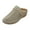 Beige, variant on Womens Clogs Slip on Mules: Closed Toe Sandals Women - Summer Wedge Comfortable Shoes Comfortable Arch Support Closed Toe Sandals Shoes Backless Low Wedge Slip on Shoes