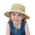thumbnail image 3 of LRen Breathable Fisherman Sun Hat for Babies And Toddlers Up To 6 Years Lightweight Summer Beach Cap for Outdoor Play Khaki, 3 of 5
