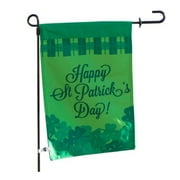 Vispronet St. Patrick’s Day Garden Flag, 12in x 18in, 36in Flagpole