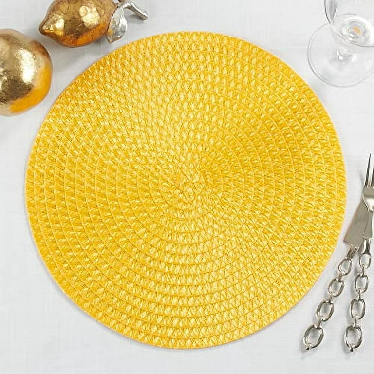 Dycem jar opener and 5.5 round table mat set, yellow