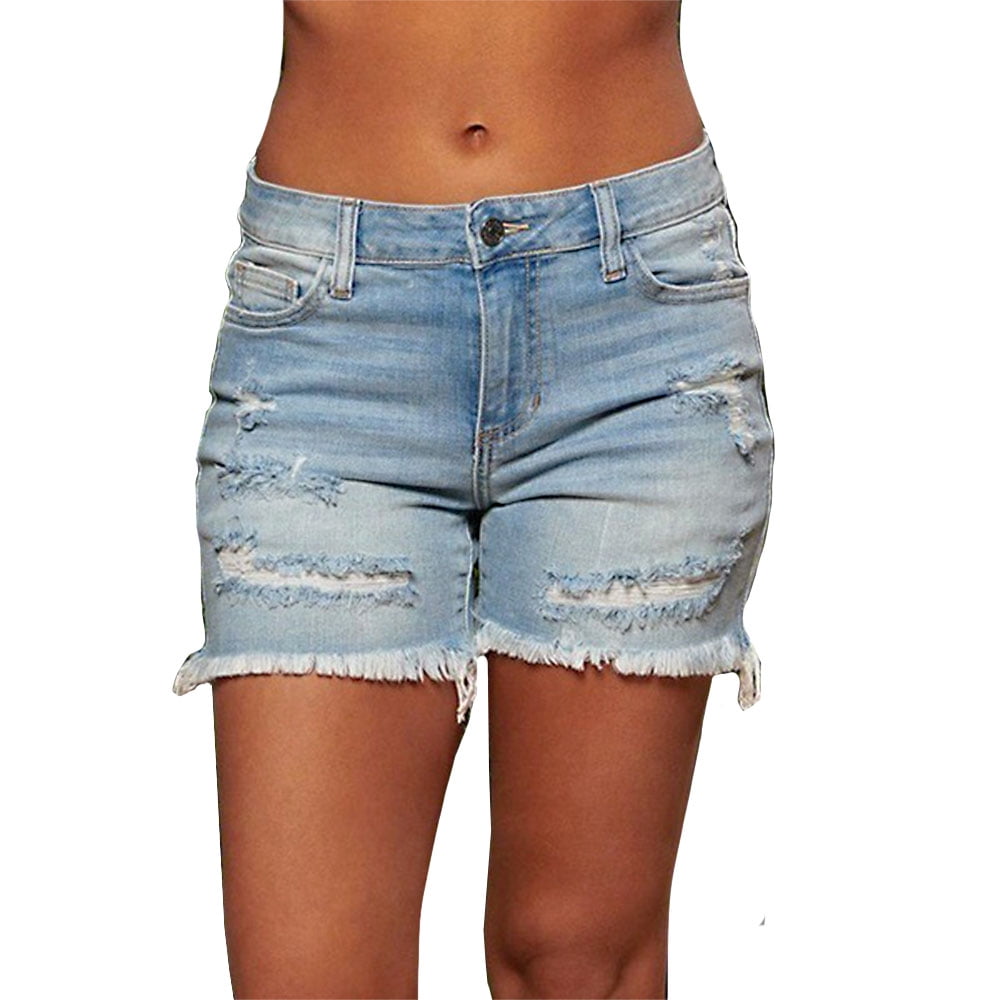 Askfv Holes Style Women Ripped Jeans 