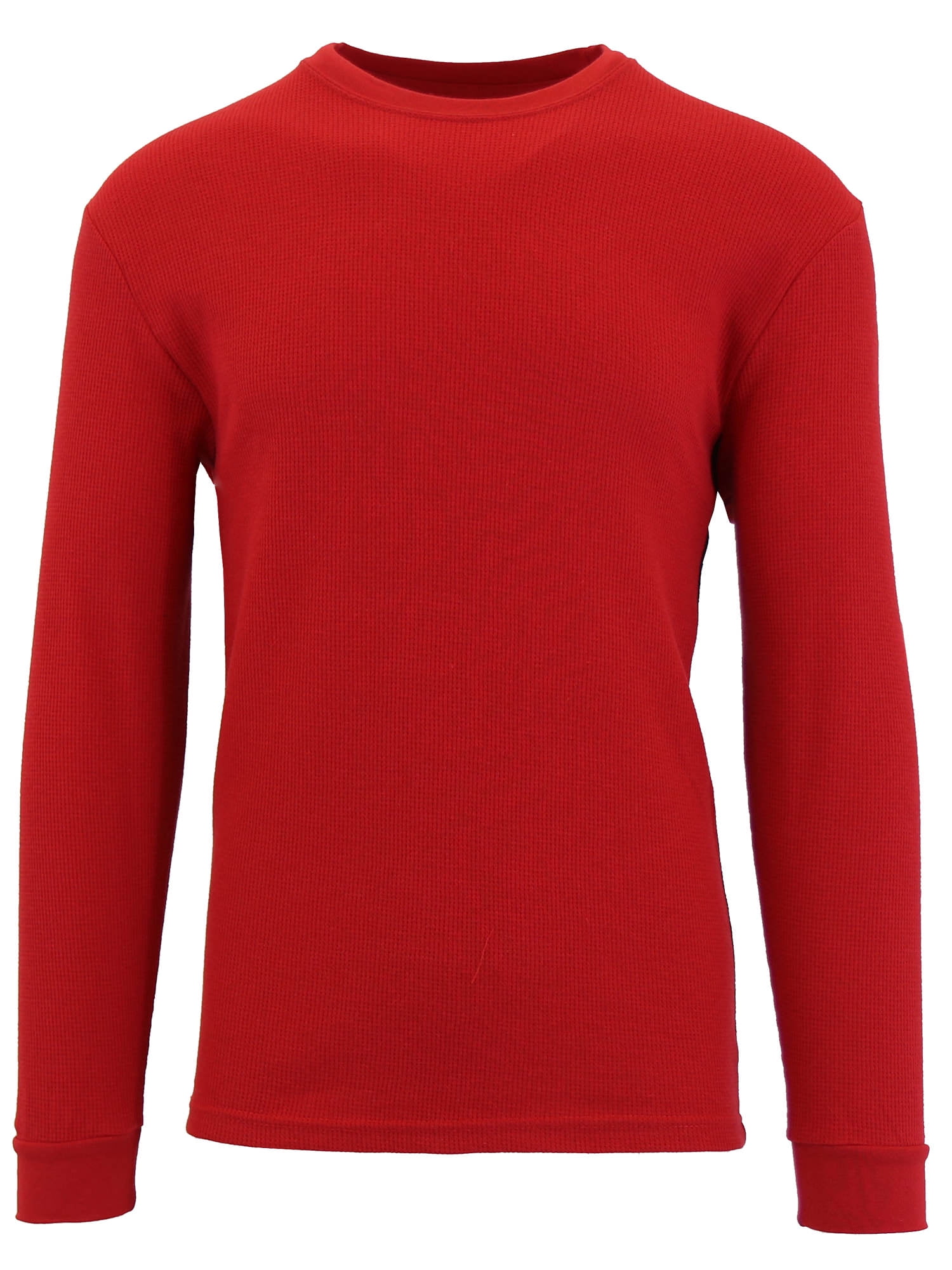 Men's Waffle-Knit Thermal Shirts With Contast Side Trim - Walmart.com