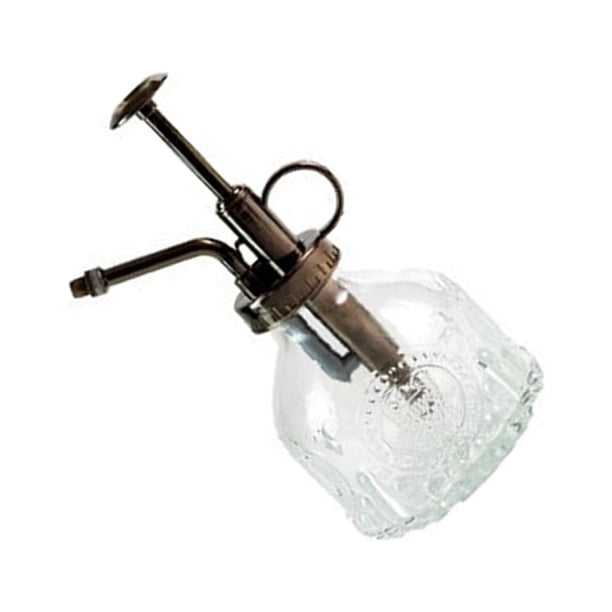 Cateissary Glass Embossed Watering Can Air Pressure Bottle Kettle Balcony Retro Sprinkler Water Style Pot Household Small Flower Home Type5 NO5