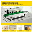 thumbnail image 6 of FR-900 Plastic Bag Band Sealing Machine Sealer Auto Horizontal Bag Sealer Continuous ,Good helper, 6 of 6