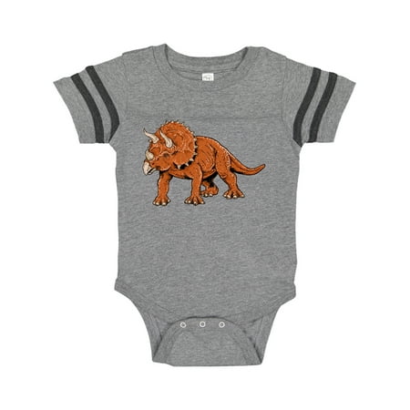 

Inktastic Triceratops Smiling Gift Baby Boy or Baby Girl Bodysuit