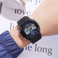 thumbnail image 3 of SKMEI Digital Watch for Men and Women Dual Display Sport Wristwatch with LED Backlight, Stopwatch, Alarm and 3 Time Display Modes, 3 of 5