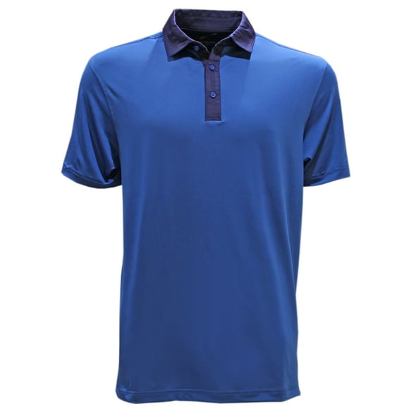 Head Sportswear Men's Two-Tone Solid Polo Shirt, Medium Galaxy/Evening Blue