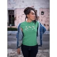thumbnail image 2 of Cute Wild Daisies W Butterflies T-Shirt Women -Image by Shutterstock, Female 5X-Large, 2 of 4