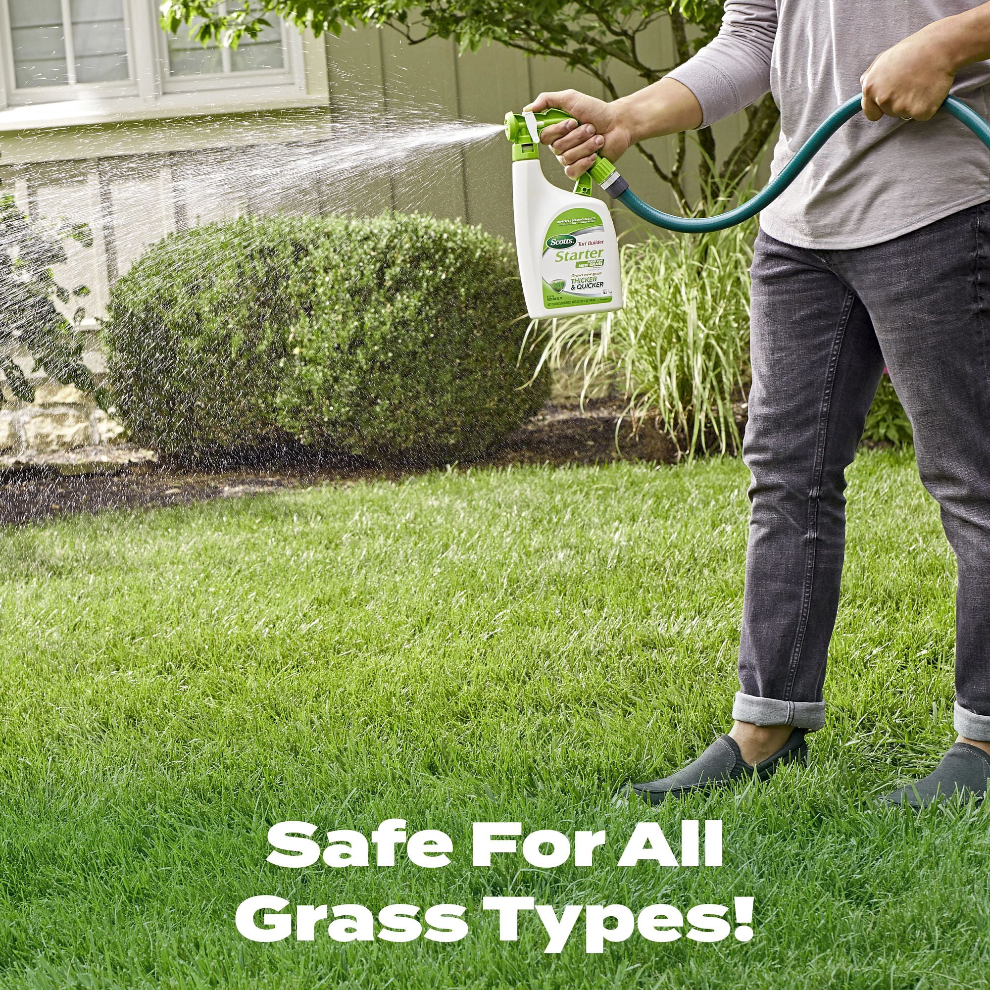 Scotts Turf Builder Starter Food for New Grass Ready-Spray, 32 fl. oz.