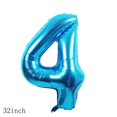 thumbnail image 2 of Set de globos Chaungfu de 11 piezas azul para 4.º cumpleaños, 2 of 5