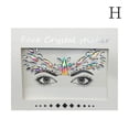 thumbnail image 1 of Nouvel Autocollant Visage en Acrylique Strass Résine Écologique Autocollant Visage en Strass, 1 of 2