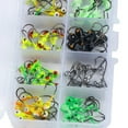 thumbnail image 3 of Anzuelos de Pesca Cola Juego de anzuelos de pesca con cabeza de plomo 100 Piezas Por Paquete, 3 of 8