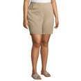 thumbnail image 6 of JMS Just My Size by Hanes Women's Plus Size 2 Pocket Pull-On Shorts, 6 of 8