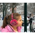 thumbnail image 5 of N'Ice Caps Girls Earmuffs Winter Adjustable Kids Warm Soft Plush Padded Black Sequins, 5 of 6