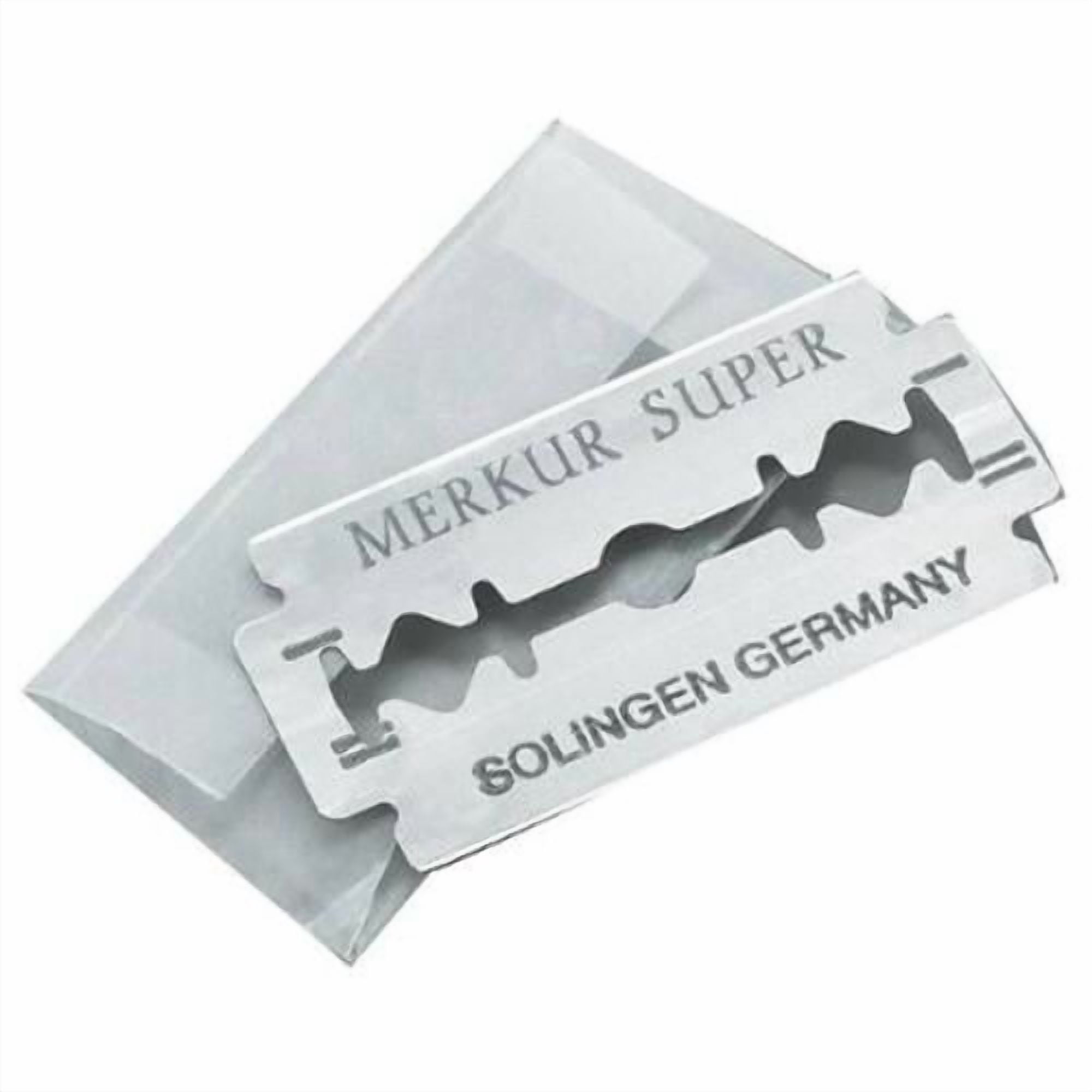 Merkur Super Platinum Coated Double Edge Razor Blades-10 Blade Pack