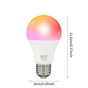 FFENYAN Gift E27 LED Light 10W Wifi RGB Smart Bulb Colorful Wireless Home App Controlled