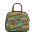 thumbnail image 2 of Womens Colorful Dinosaurs River Volcanoes Pattern Lunch Box for Work,Insulated Lunch Bag for Women,Loncheras Para Mujer,Leakproof Adult Lunch Bag for Work,Beach,Travel,Picnic,Camping, 2 of 7