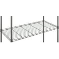 SalonMore 5 Layer Commercial Adjustable Wire Metal Shelf Shelving Rack Rolling, 65" x 36" x 14
