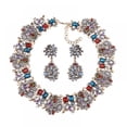thumbnail image 1 of Conjunto de joyas, collar y pendiente para mujer HUOGUO Rhinestone, 1 of 1