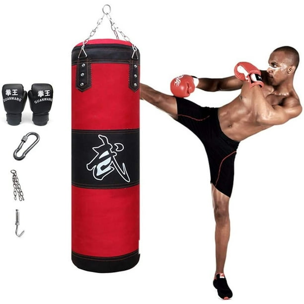 Sac de best sale boxe suspendu