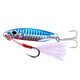 thumbnail image 1 of Cebos artificiales de 30g y 65mm, doble gancho, placa de hierro, señuelo de mar, señuelo de pesca de fundición larga, 1 of 7