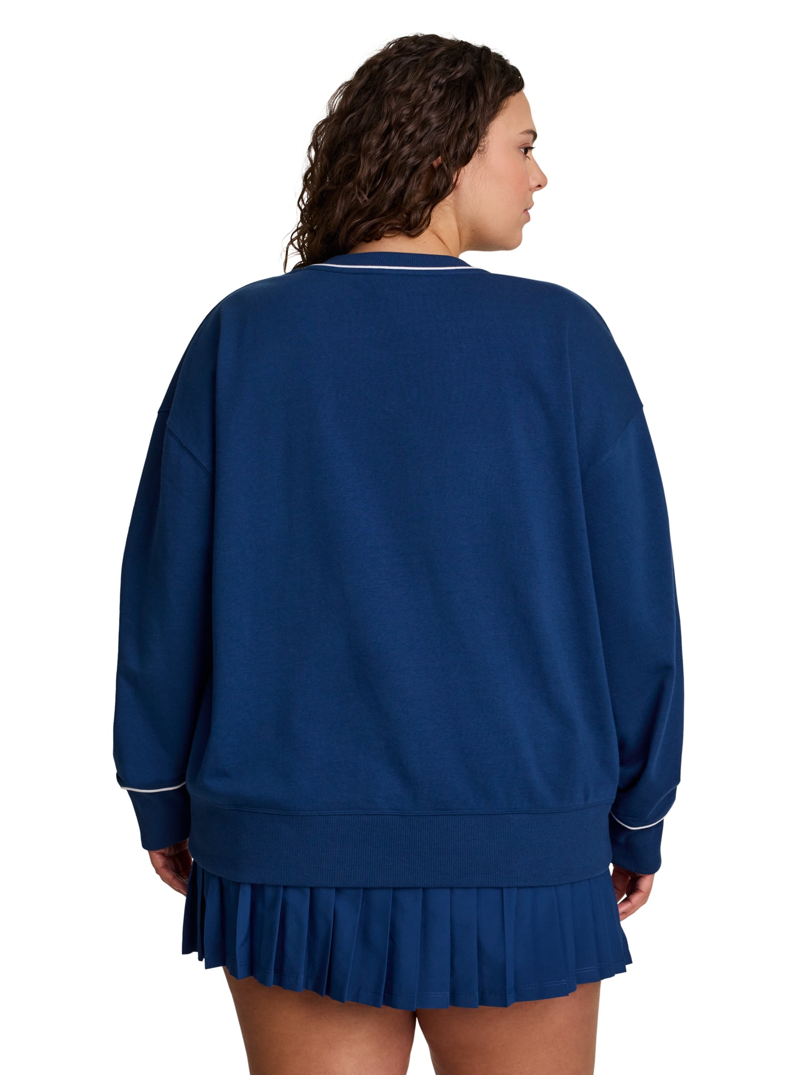 Reebok Courtside Oversize Meet & Greet Crew, Sizes XS-4X