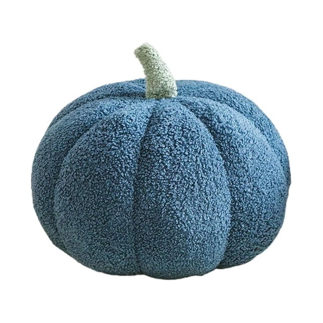 Decoración festiva de cosecha de otoño para Halloween y Acción de Gracias: accesorio de fotografía, linda calabaza artificial de peluche