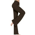 thumbnail image 2 of KyCheLot Womens High Waist Yoga Pants Straight Leg Loose Bootcut Stretchy Comfy Workout Pants, 2 of 7