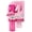 Pink, variant on URBAN POP Continuous Spray Bottle Set, 2-Pack Fine Mist Refillable Spray Bottles
