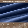 thumbnail image 5 of Bean Bag Chairs for Adults - Memory Foam Furniture BeanBag Chair - Kids/Teens Sofa with Soft Micro Fiber Cover - Round Fluffy Couch for Living Room Bedroom College Dorm - 5 ft, Navy, 5 of 14