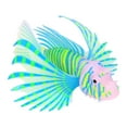 thumbnail image 1 of Adornos de acuario de peces fluorescentes decoraciones de acuario de pecera de silicona artificial 3D azul, 1 of 3