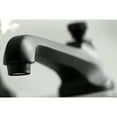 thumbnail image 3 of Kingston Brass KS4460TAL Tudor Widespread Bathroom Faucet with Brass Pop-Up, Matte Black, 3 of 7